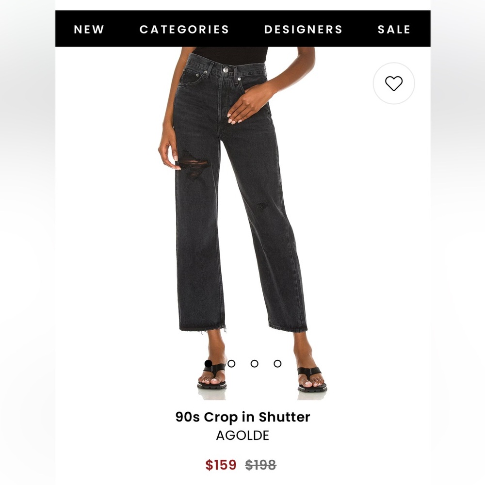 Agolde 90s Crop jean